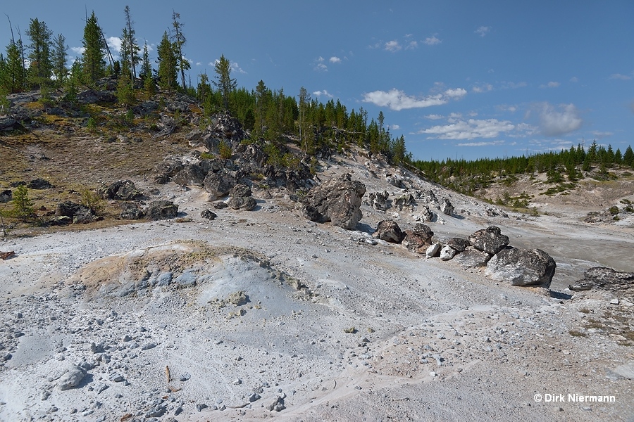 The Sulphur Castles Yellowstone