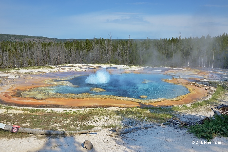 Solitary Geyser Yellowstone