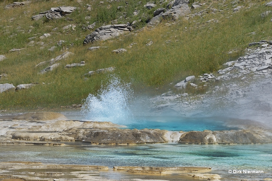 Turban Geyser Yellowstone