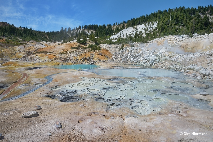 West Pyrite Pool, Bumpass Hell, Lassen Volcanic