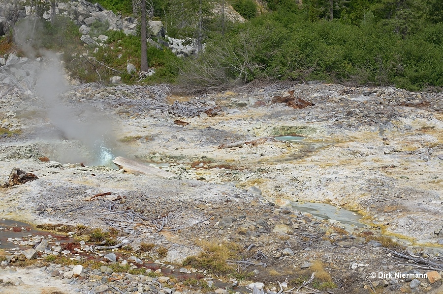 Spouting Hot Springs, Devil's Kitchen, Lassen Volcanic