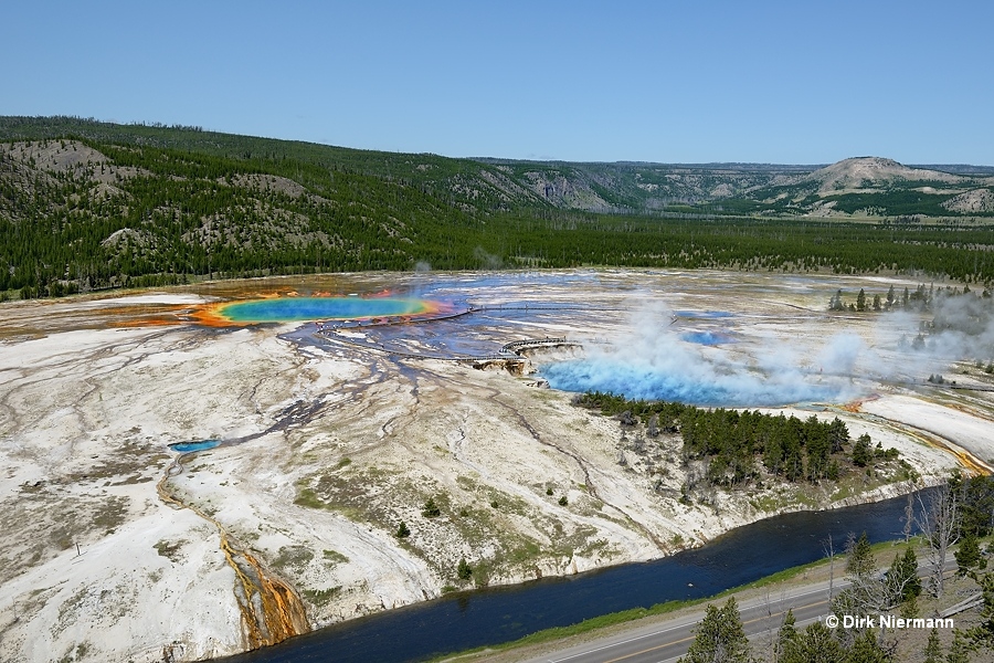 Midway Geyser Basin Excelsior Group Yellowstone