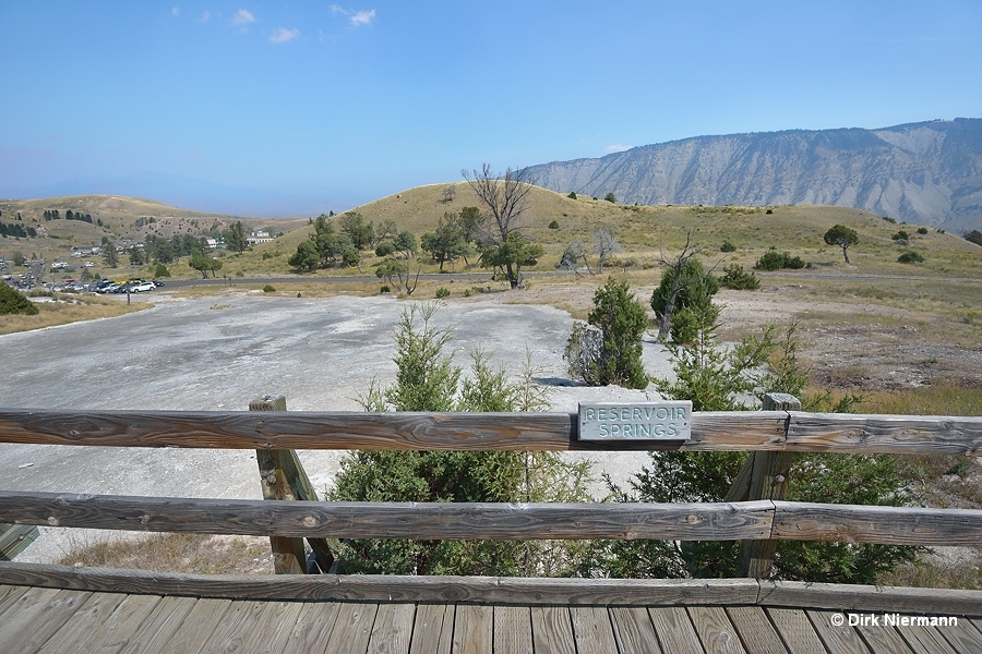 Reservoir Springs Mammoth Hot Springs Yellowstone