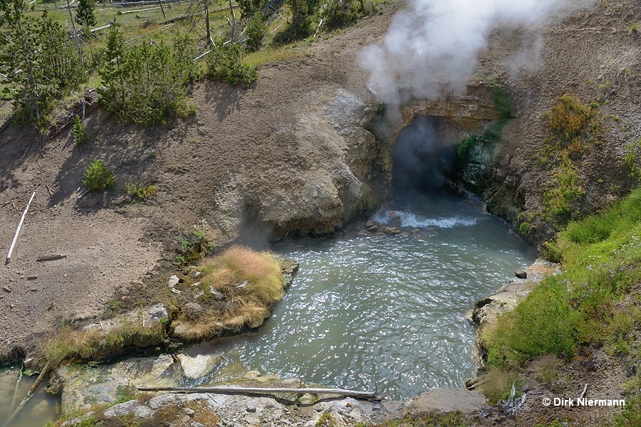 Dragon's Mouth Spring Yellowstone