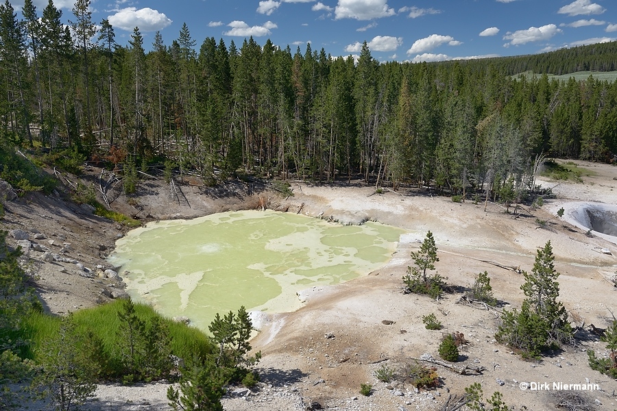 Turbulent Pool Yellowstone