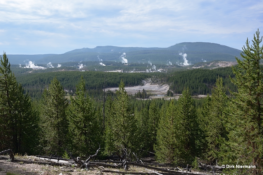 Norris Geyser Basin overview