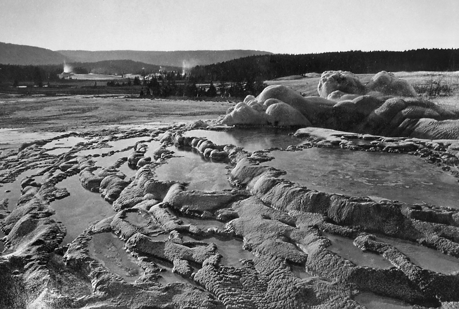 Crater of Old Faithful Geyser, NPS Photo by William H. Jackson