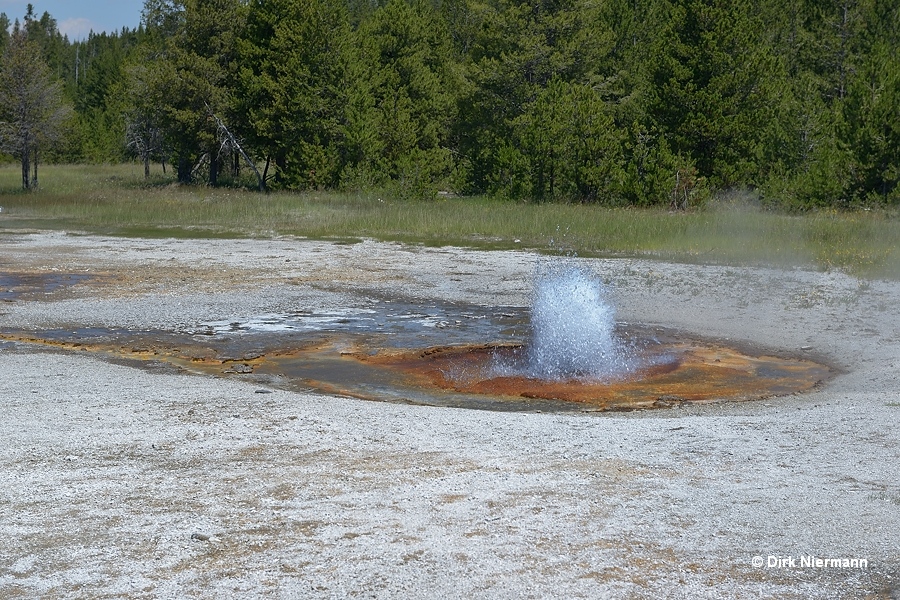 Rusty Geyser Yellowstone