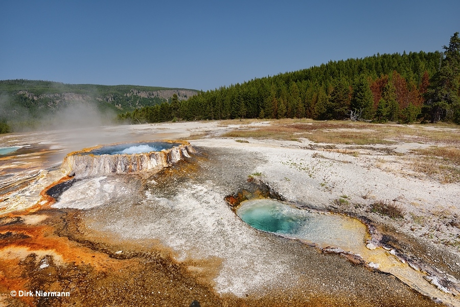 Spring east of Punch Bowl Spring Yellowstone