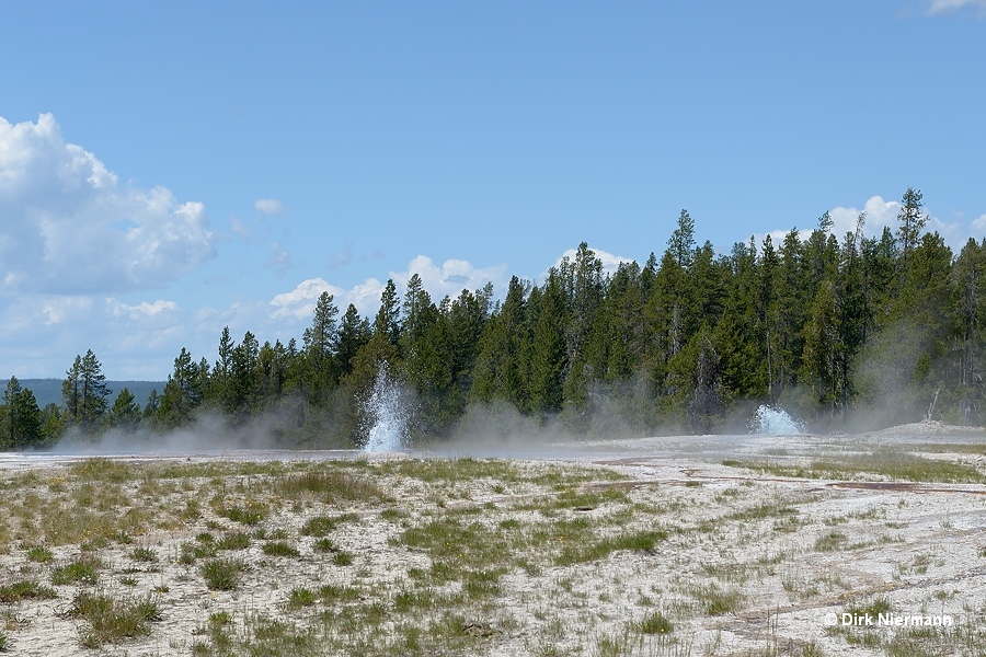 Bead Geyser and Box Spring Yellowstone