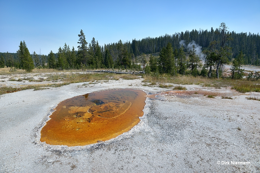 Blowout Pool Shoshone Basin Yellowstone