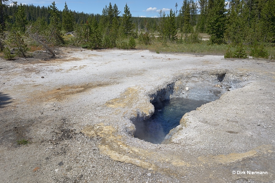 Marble Cliff Spring Shoshone Basin Yellowstone