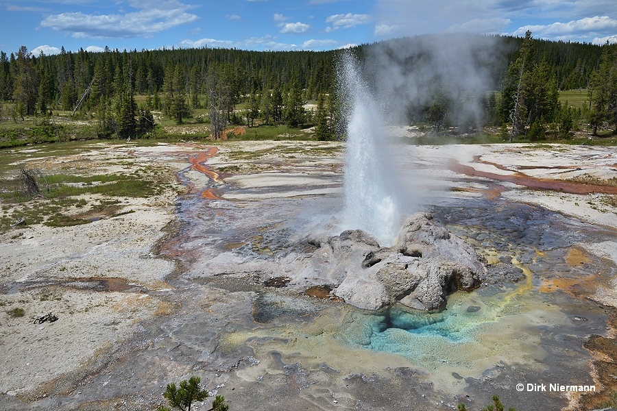 Minute Man Geyser Shoshone Basin Yellowstone