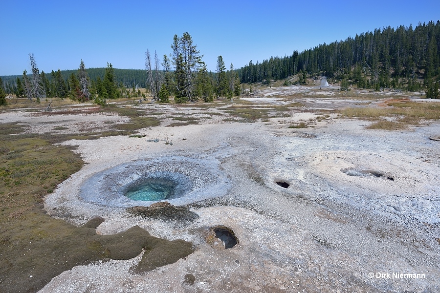 Terracette Spring and Bead Geyser Shoshone Basin