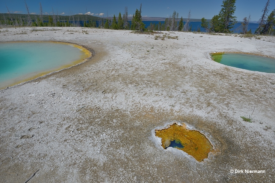 Footprint Geyser Yellowstone