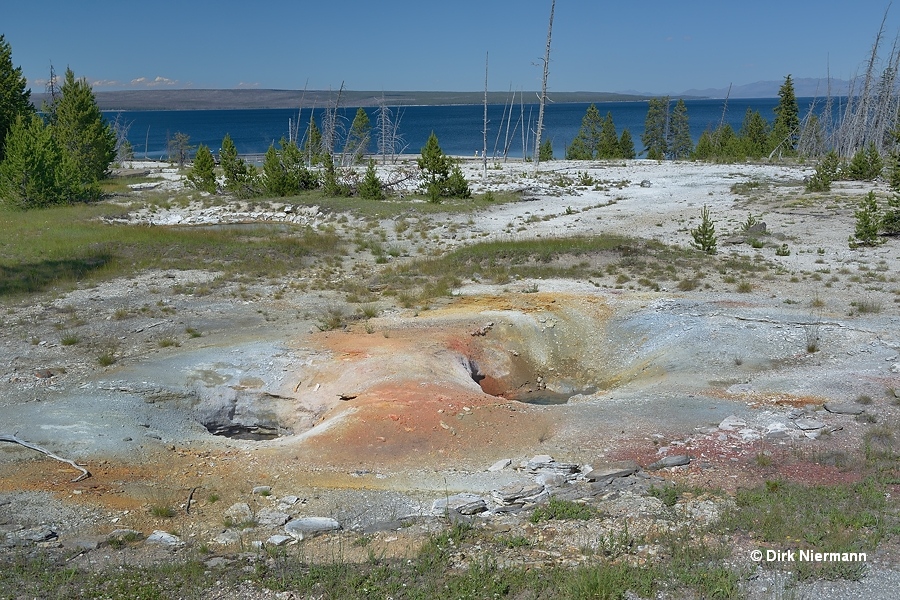 Twin Geysers Yellowstone